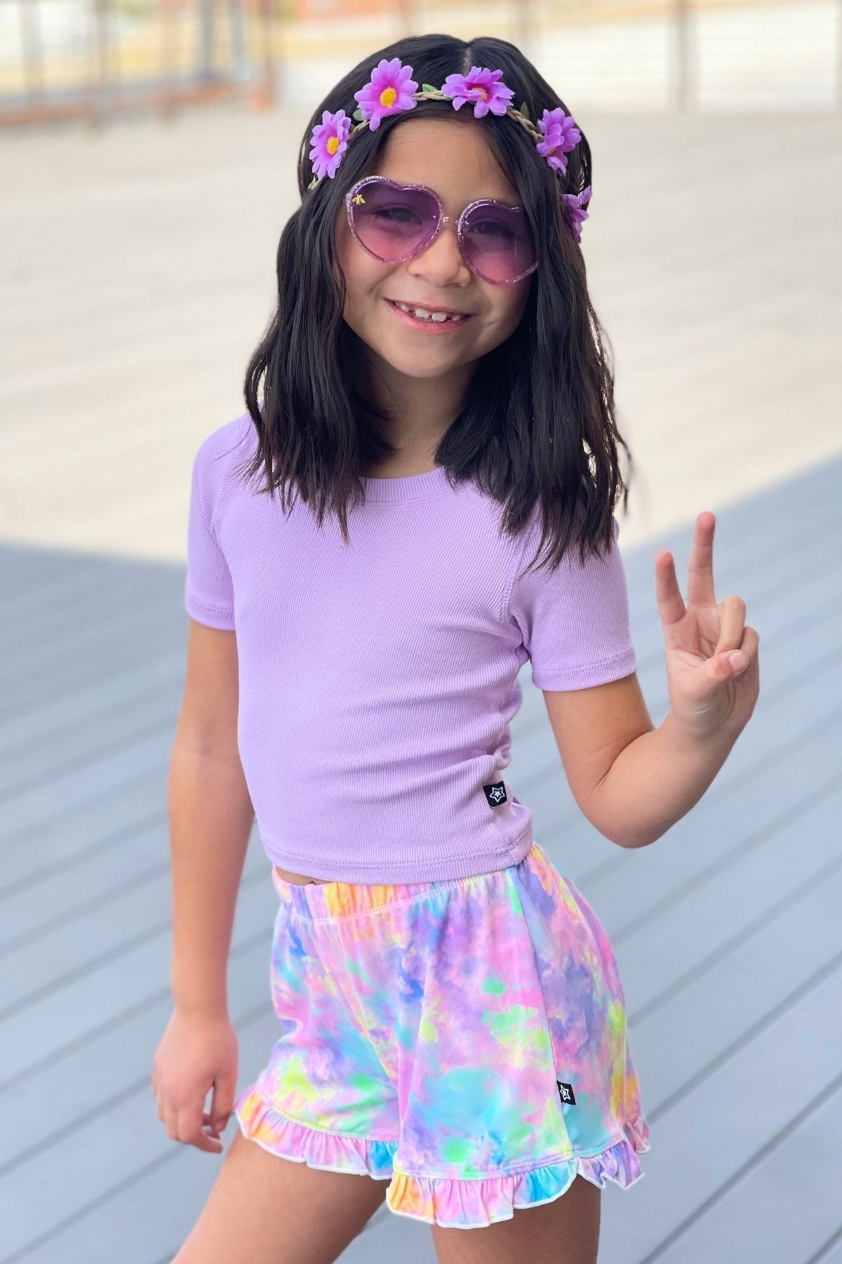 Ultra-Soft Ribbed Fitted Tee - Petal Pink - NEW!