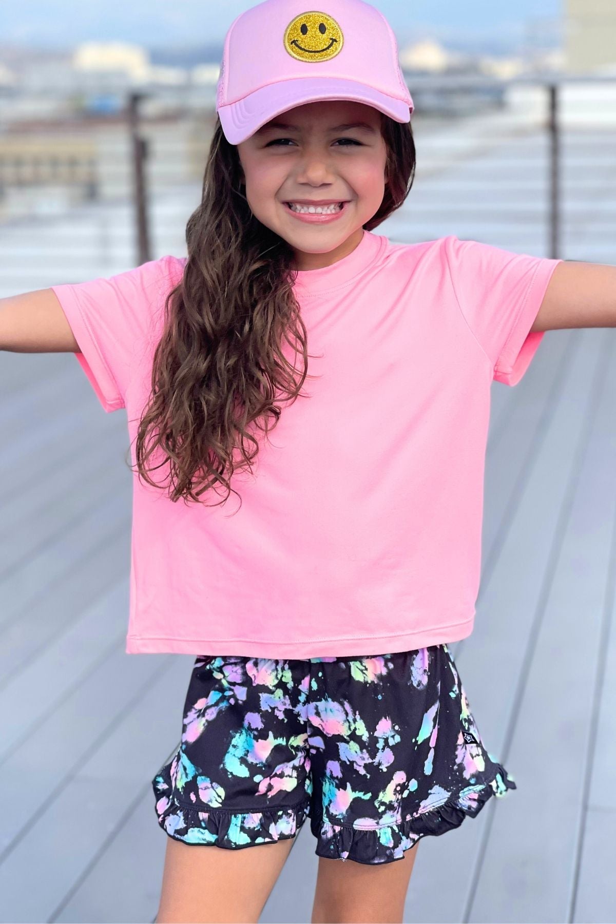 Simply Soft Ruffle Short - Pink Rose - NEW!