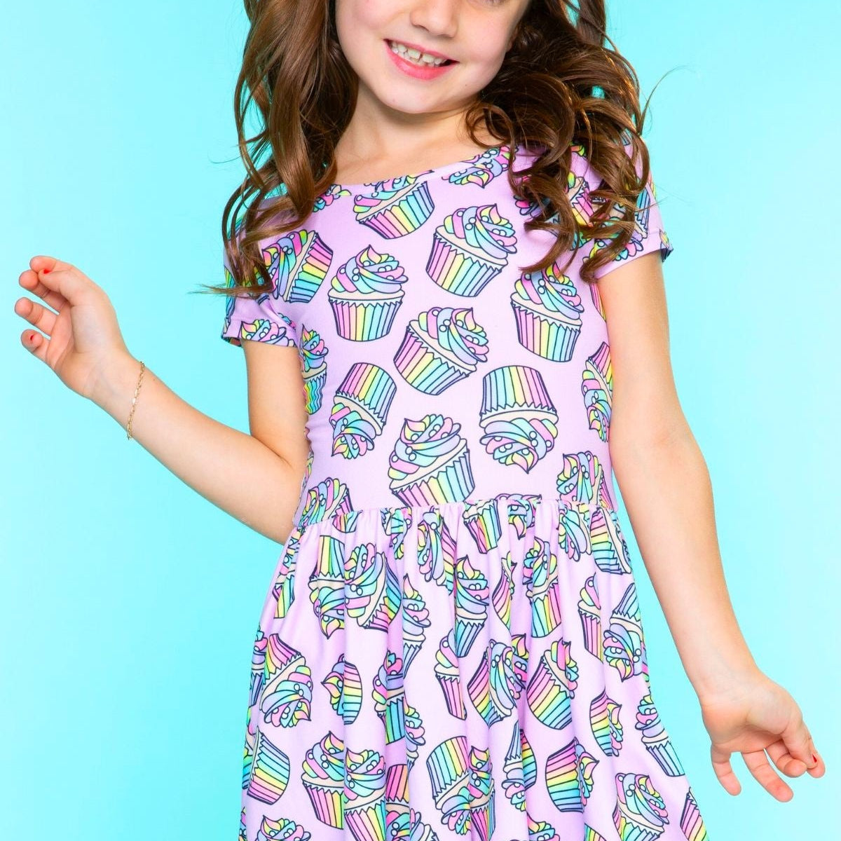 Simply Soft Short Sleeve Be Happy Dress