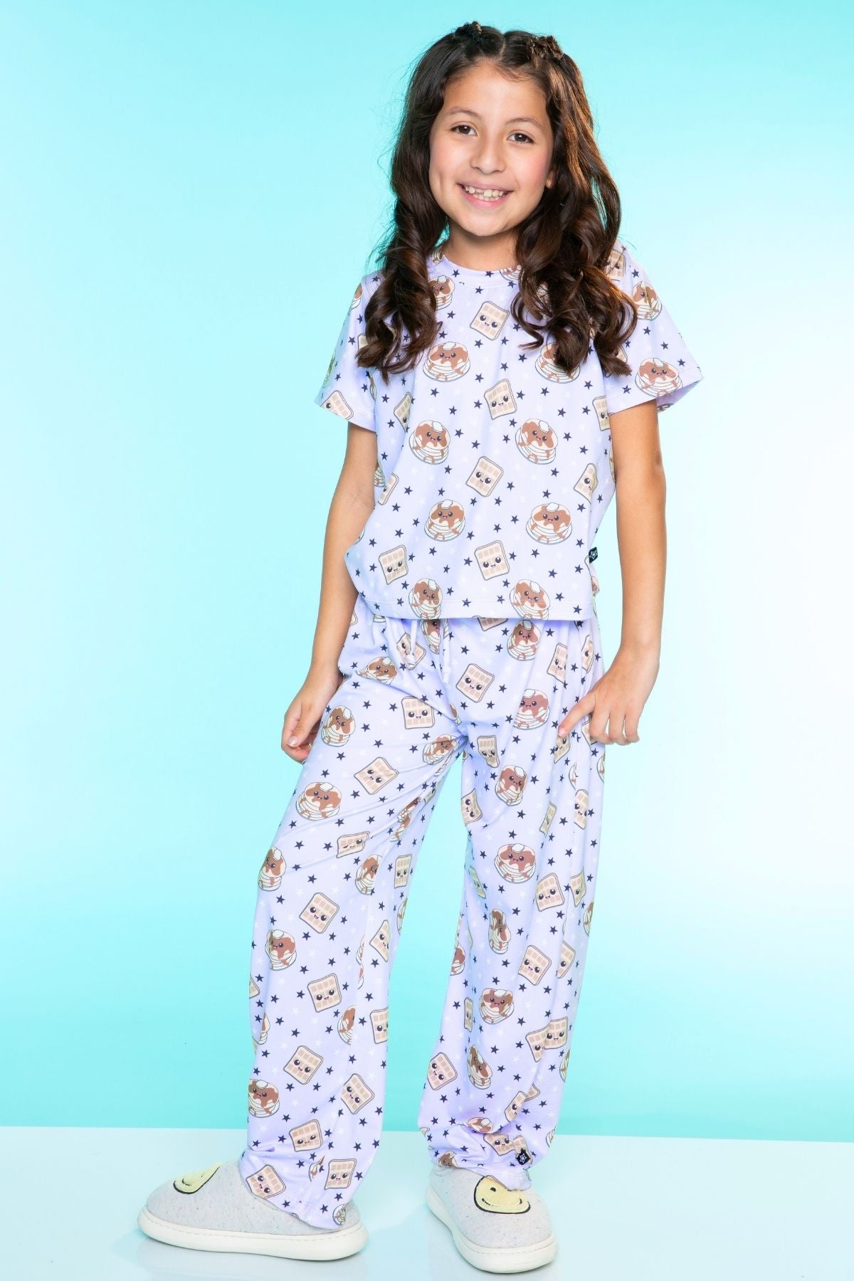 Simply Soft Easy Tee & Karate Pant - Pink Gingham Leopard