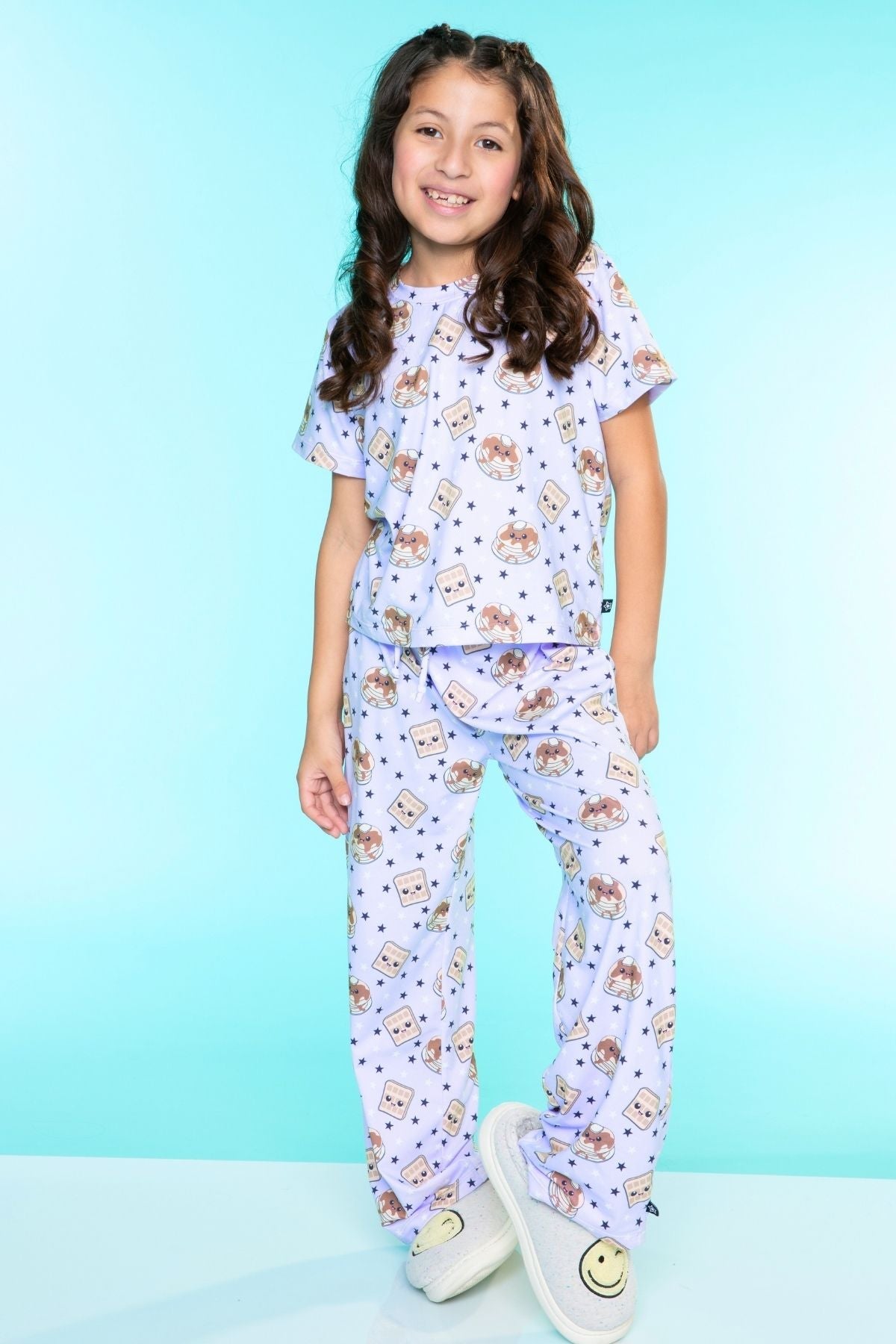 Simply Soft Easy Tee & Karate Pant - Pink Gingham Leopard
