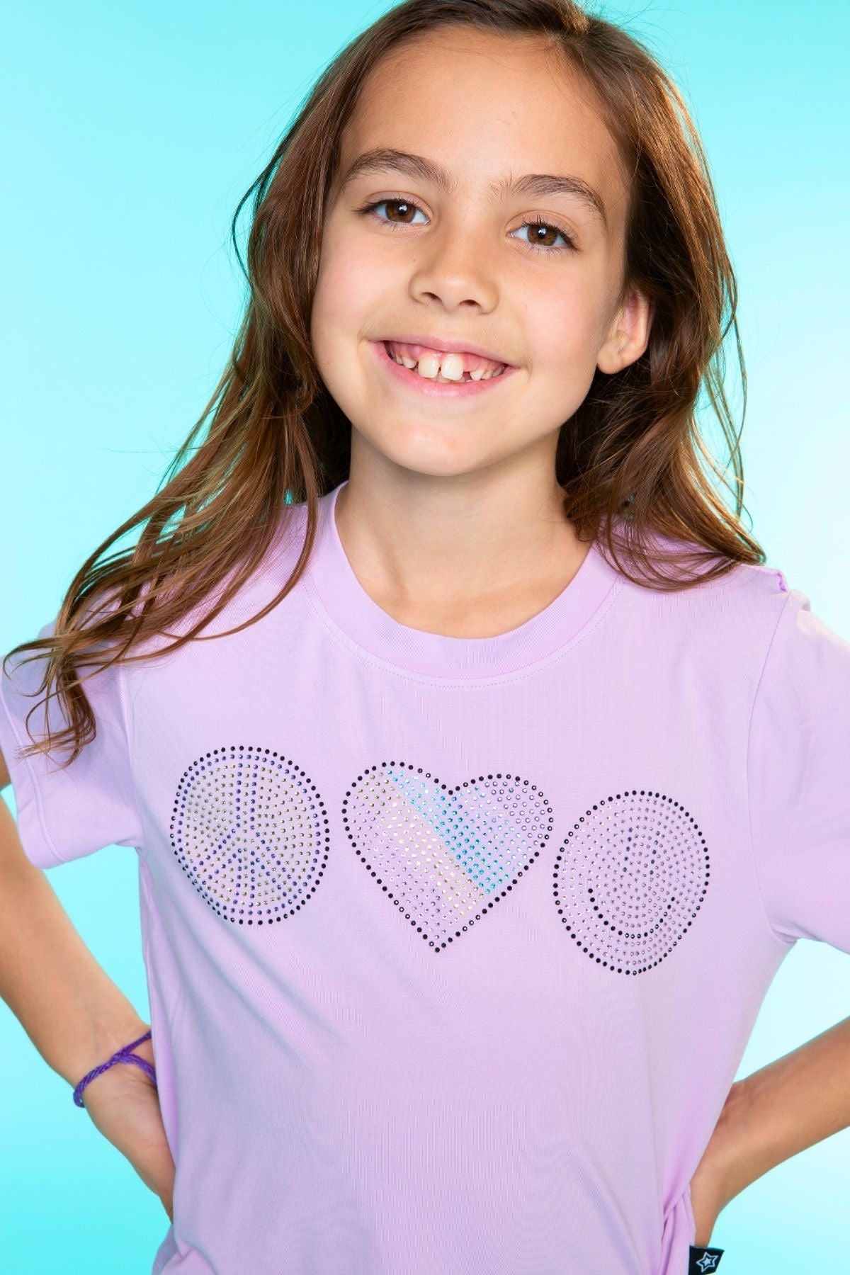 Simply Soft Easy Tee - Rainbow Star Peace Love - NEW!