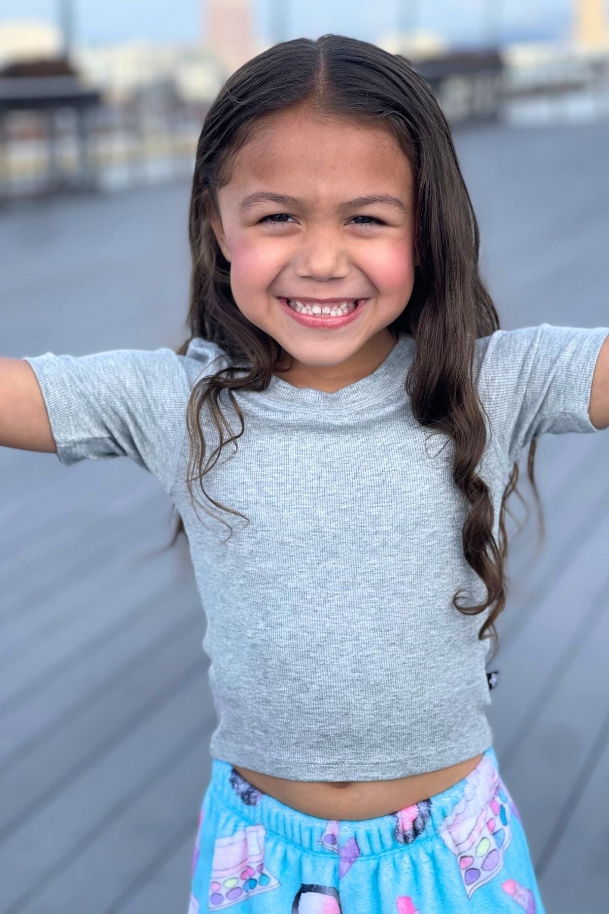 Ultra-Soft Ribbed Fitted Tee - Petal Pink - NEW!