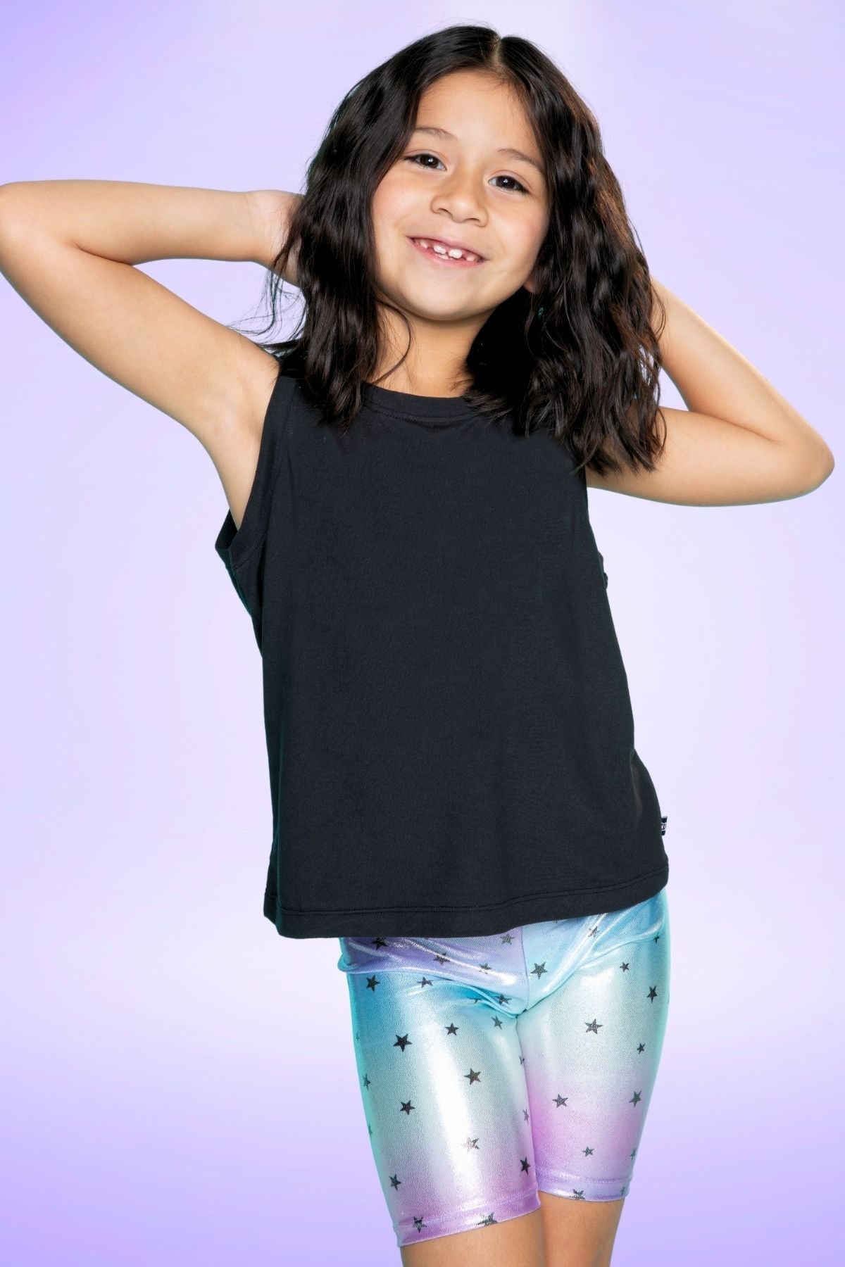 Simply Soft Easy Tank - Lt Pink Gummy Bear Rainbow