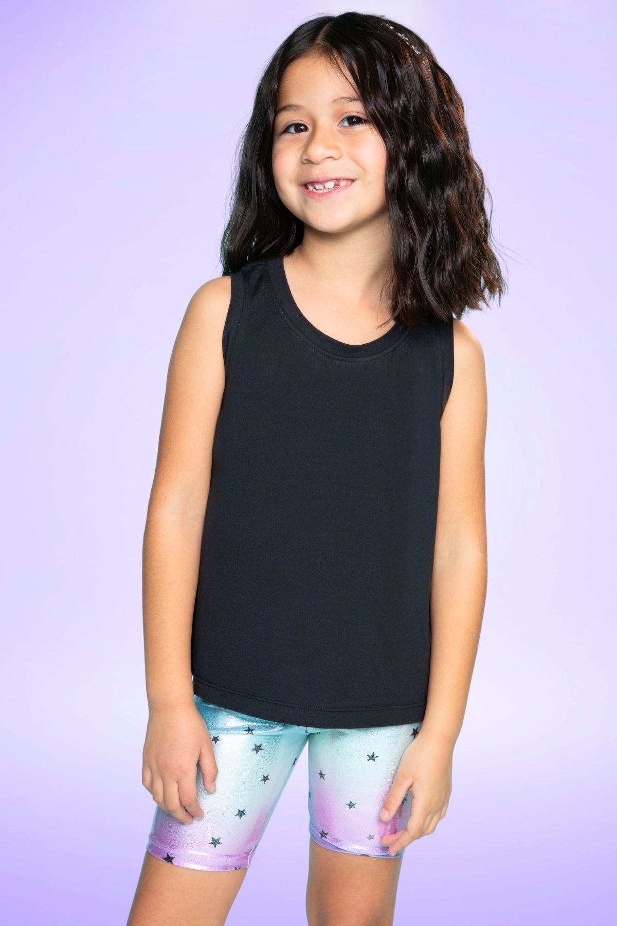 Simply Soft Easy Tank - Lt Pink Gummy Bear Rainbow