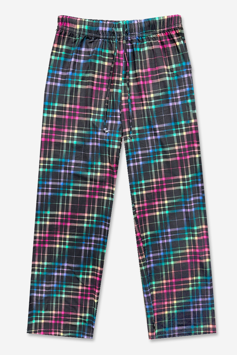 Simply Soft Karate Pant - Hunter Plaid