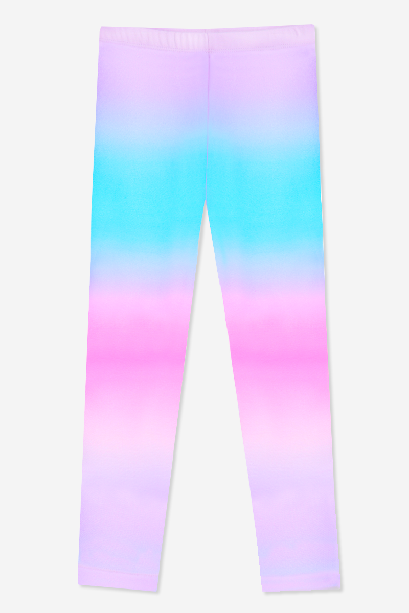 Simply Soft Long Legging - Purple Graffiti Rainbow