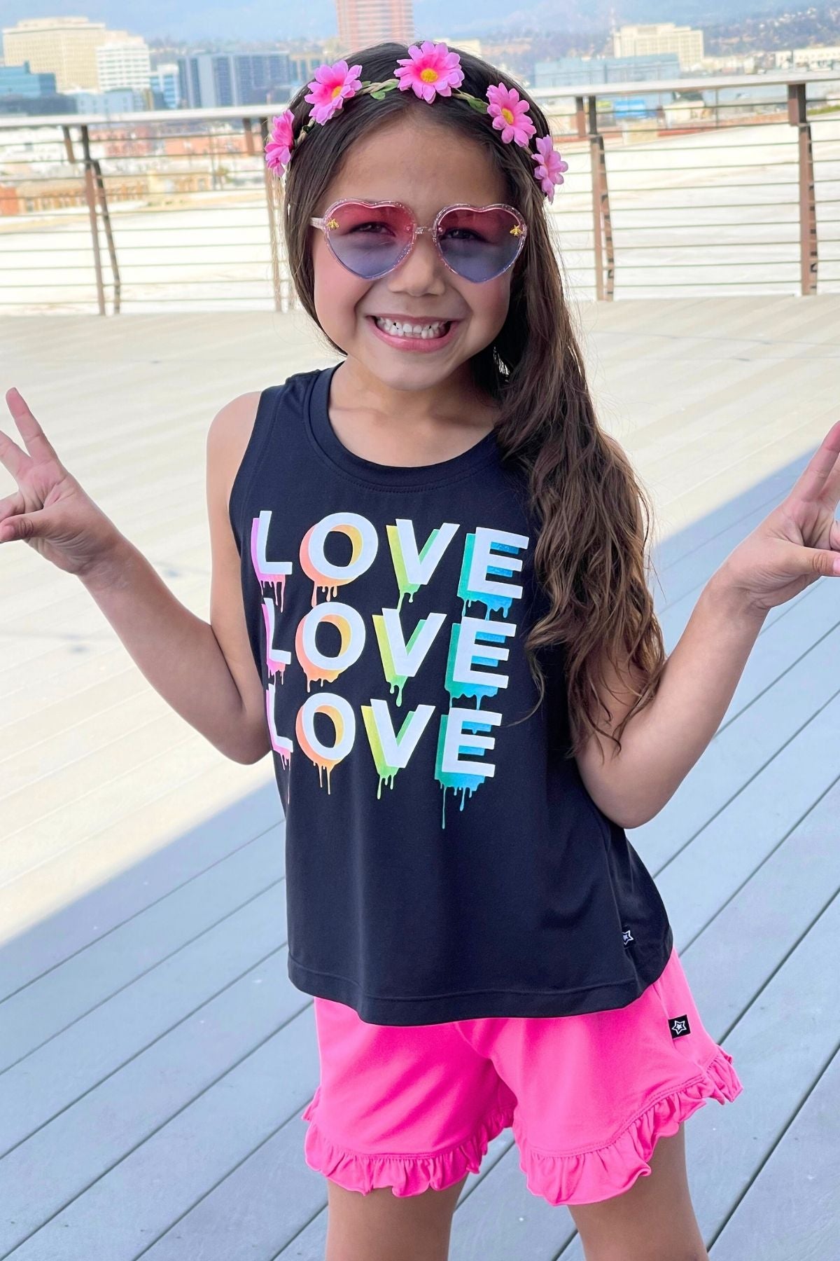 Simply Soft Ruffle Short - Pink Rose - NEW!