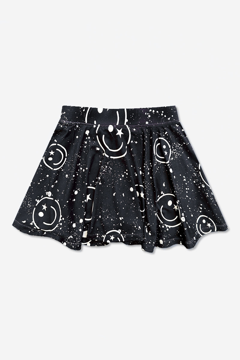 Simply Soft Skort - Pink Daisy Rainbow