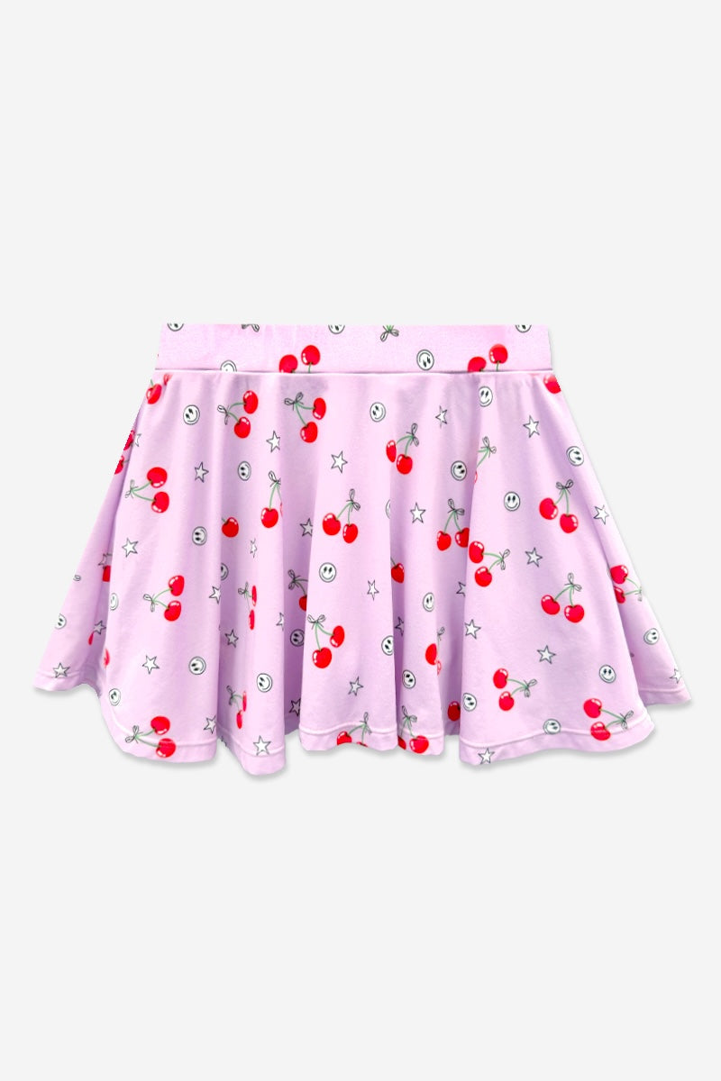 Simply Soft Skort - Pink Daisy Rainbow