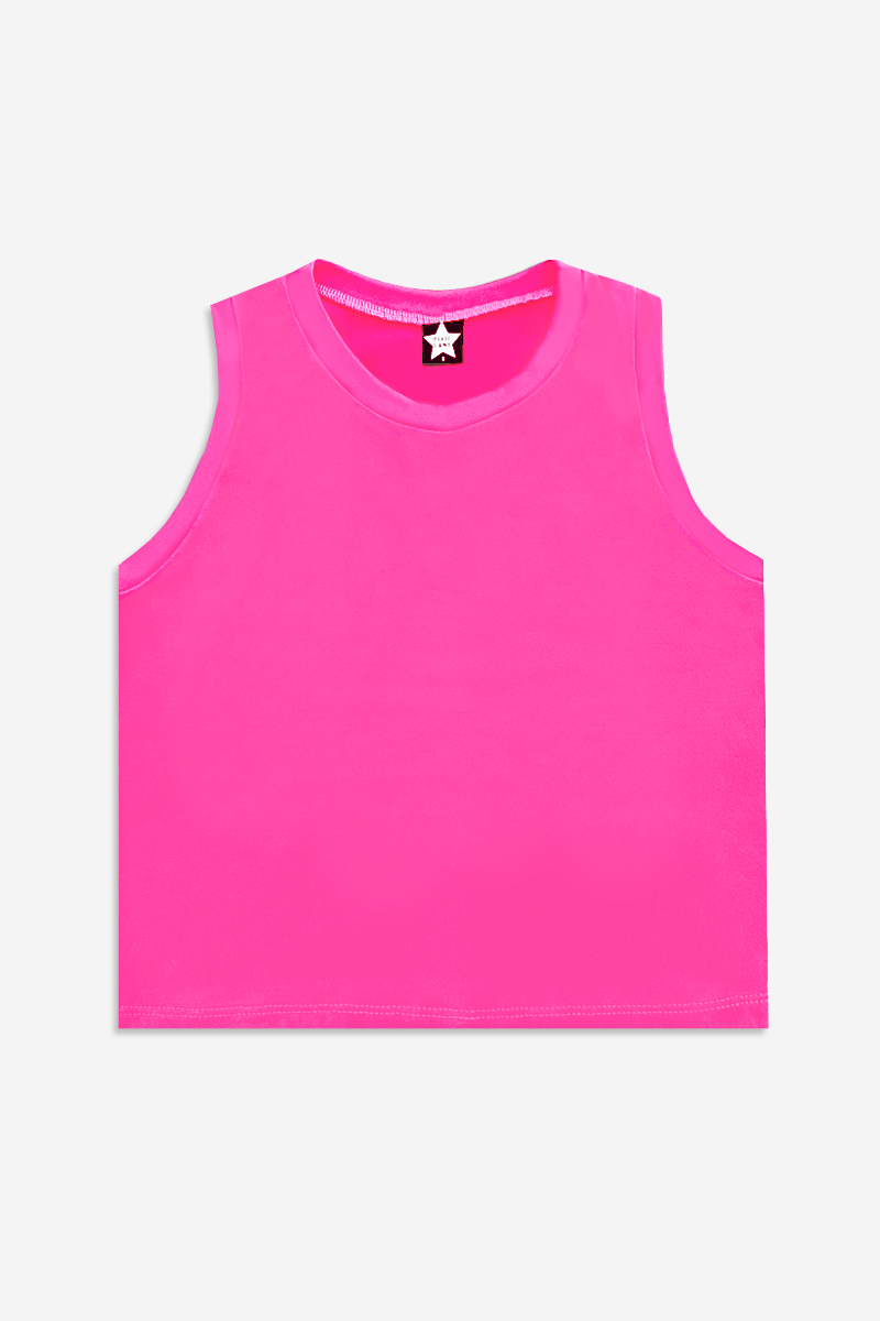 Simply Soft Easy Tank - Lt Pink Gummy Bear Rainbow