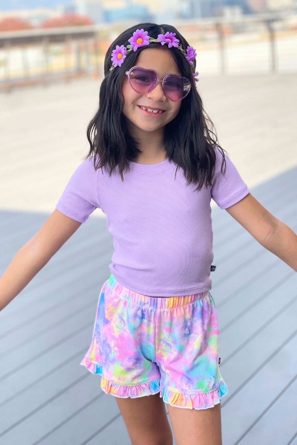 Ultra-Soft Ribbed Fitted Tee - Petal Pink - NEW!