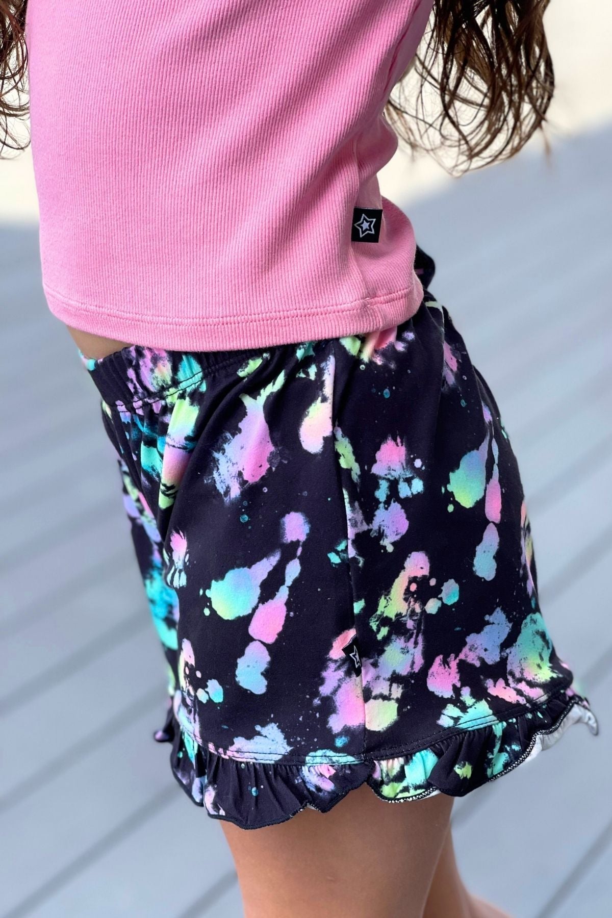 Simply Soft Ruffle Short - Pink Rose - NEW!