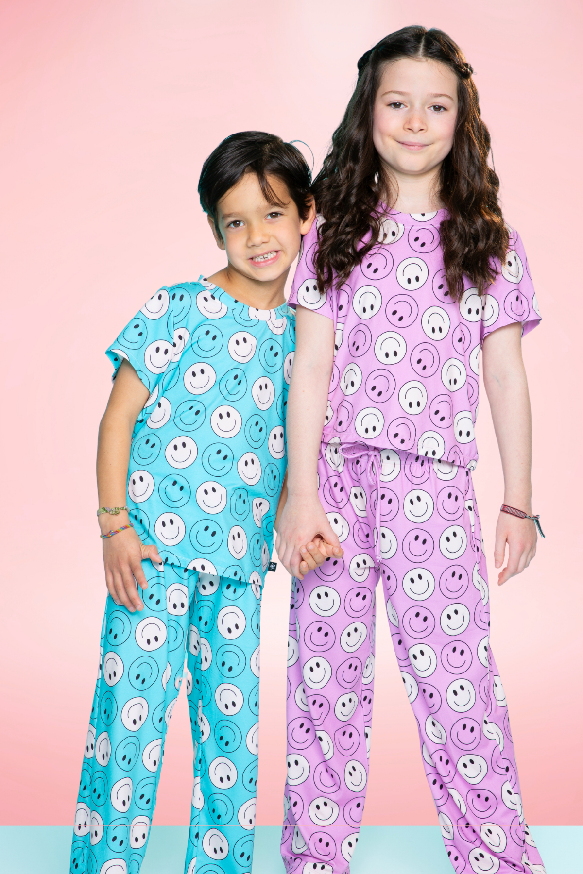 Simply Soft Easy Tee & Karate Pant - Pink Gingham Leopard