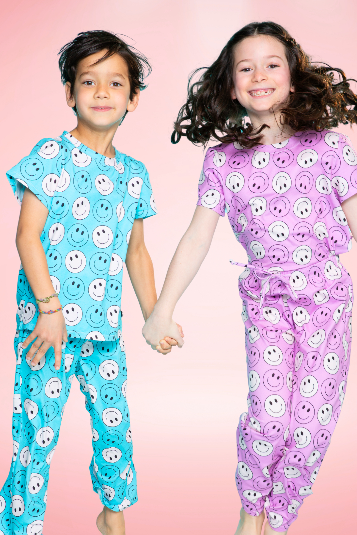 Simply Soft Easy Tee & Karate Pant - Pink Gingham Leopard
