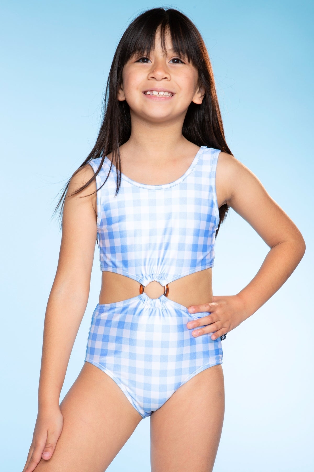 Tortoise Ring Cut-Out One Piece Swimsuit