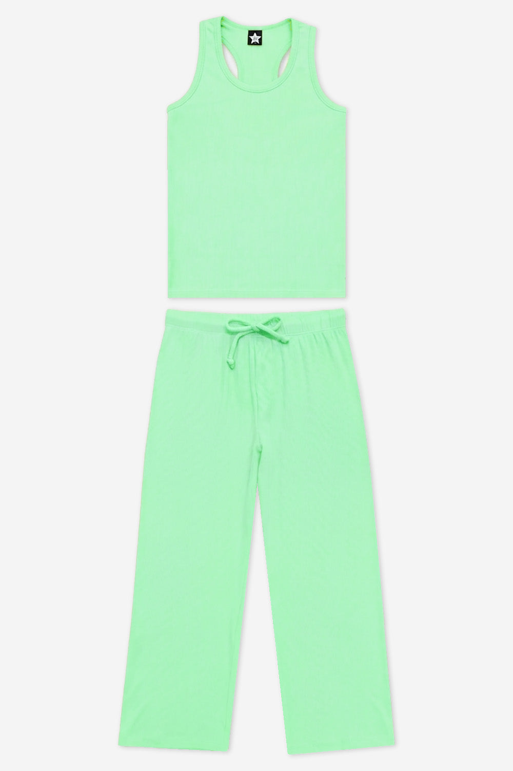 Ultra Soft Ribbed Racer Tank & Karate Pant Set