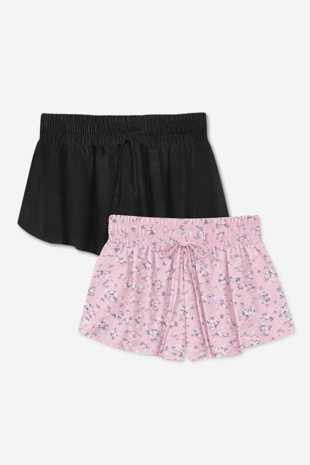 2 Pack - Air Swift Flowy Short - Black | Pink Rose - NEW!