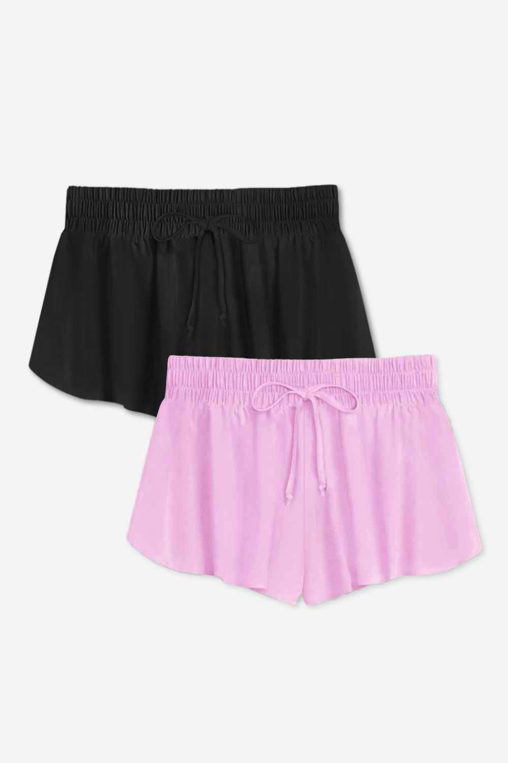 2 Pack - Air Swift Flowy Short - Black | Pink Rose - NEW!