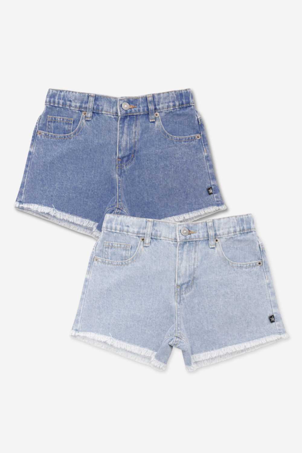 2 Pack Denim Girlfriend Short