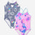 Vintage Denim Graffiti  Elements | Pink Bleach Tie Dye - NEW!