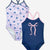 Navy Pink Bow | Lilac Navy Ditsy Floral - NEW!