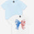 Sky Blue | Ivory Americana Bow - NEW!