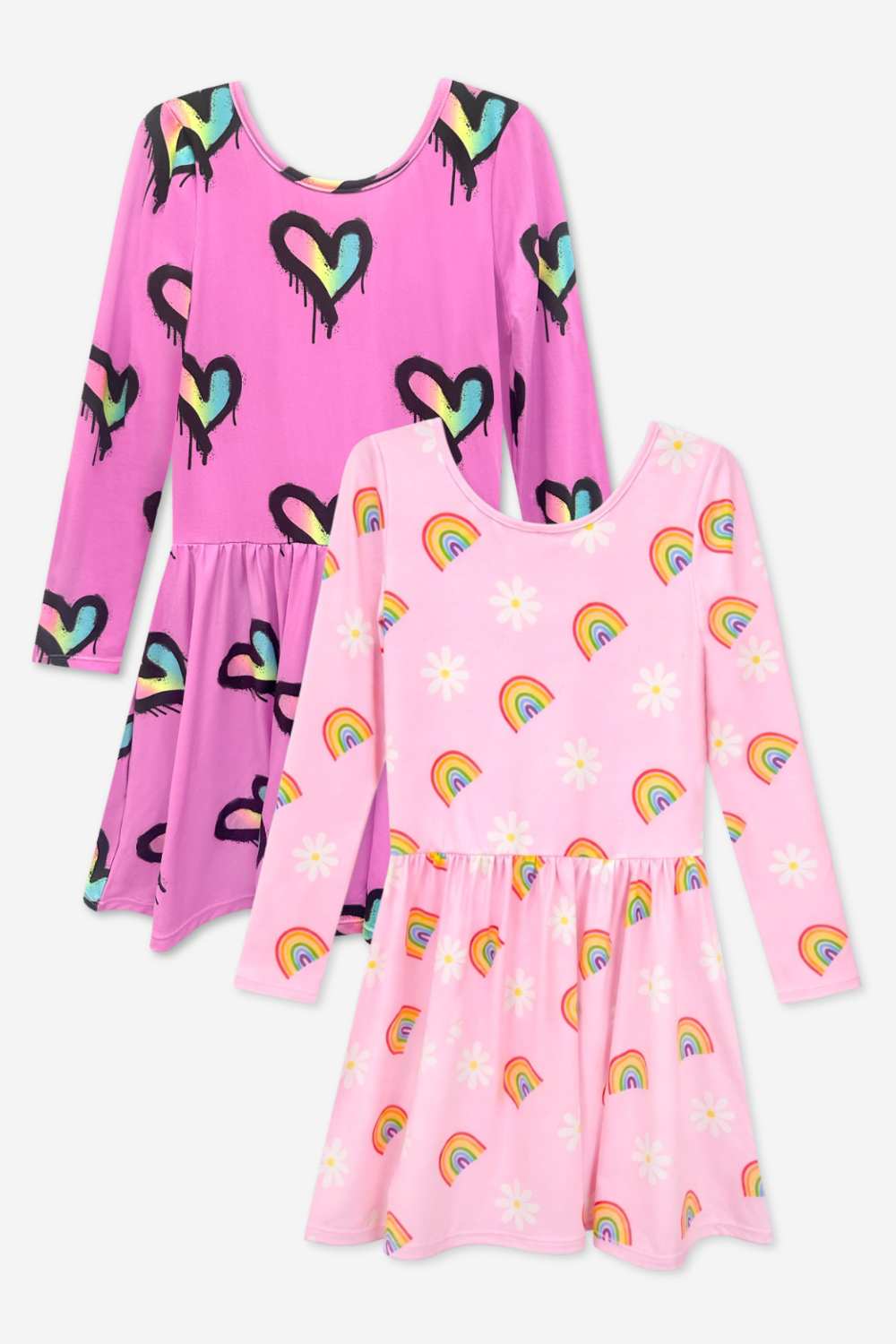 2-Pack Simply Soft L/S Dress.