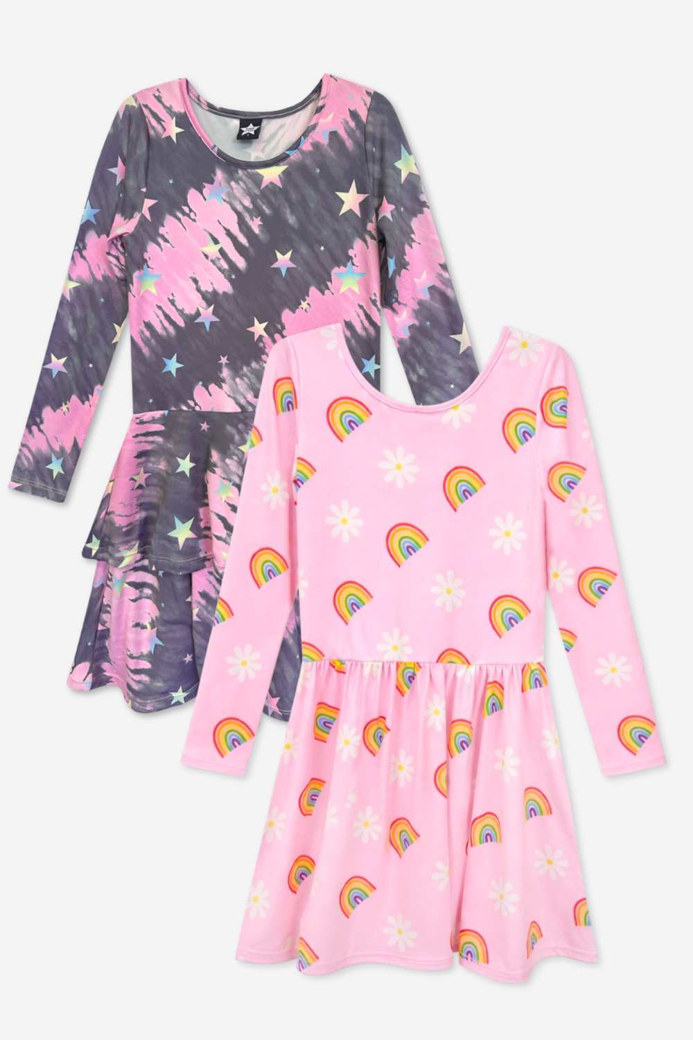 2-Pack Simply Soft L/S Dress.