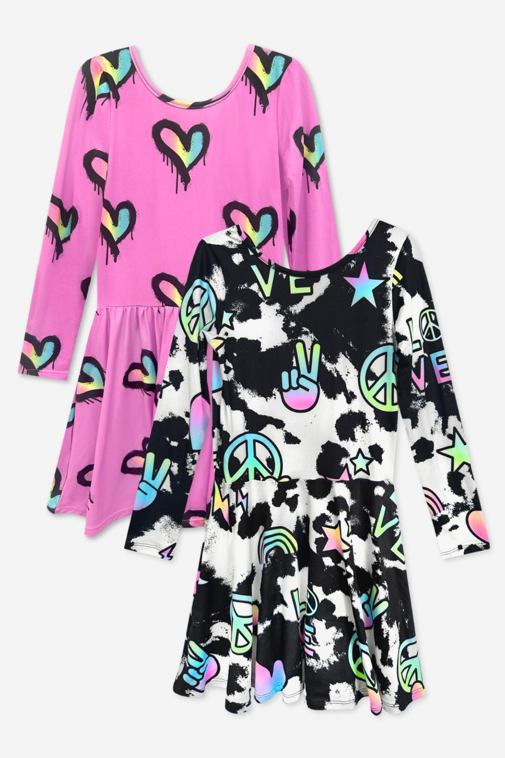 2-Pack Simply Soft L/S Dress.