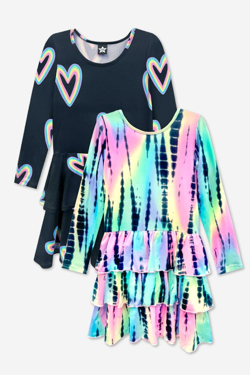 2-Pack Simply Soft L/S Dress.