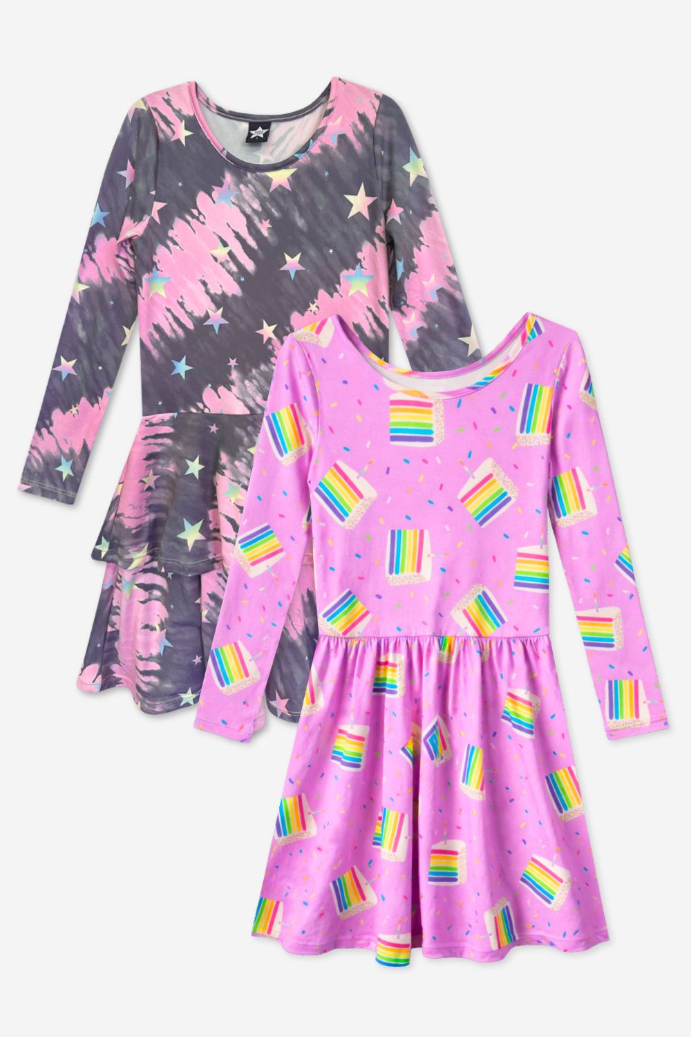 2-Pack Simply Soft L/S Dress.