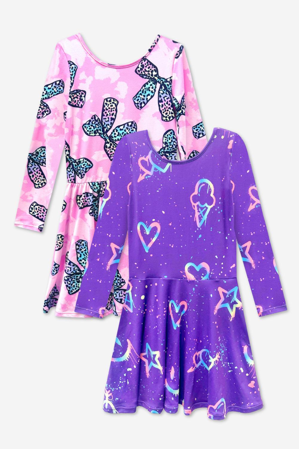 2-Pack Simply Soft L/S Dress