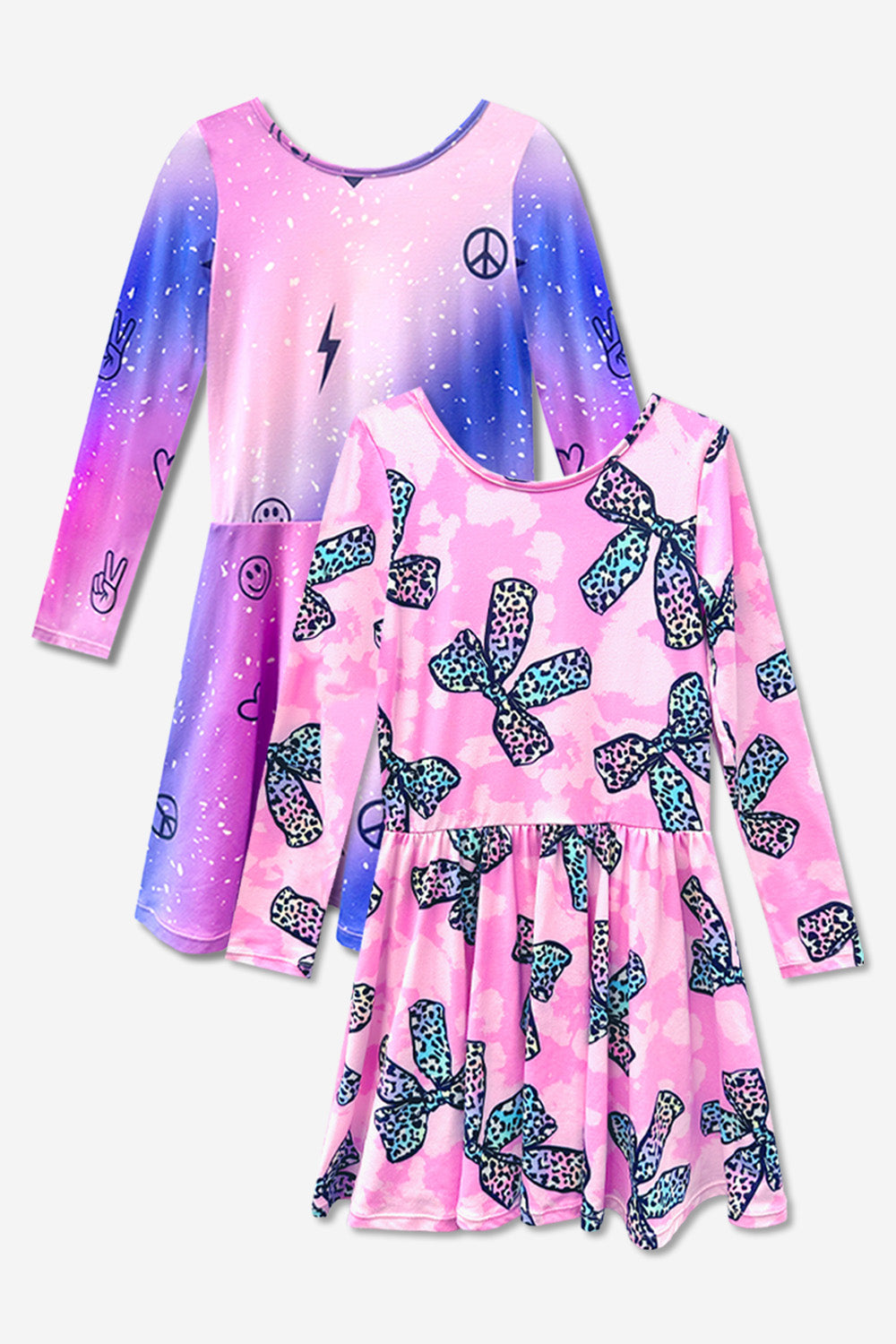 2-Pack Simply Soft L/S Dress.