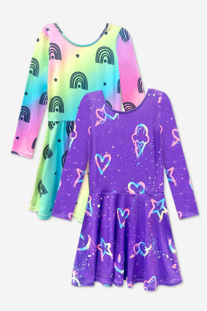 2-Pack Simply Soft L/S Dress