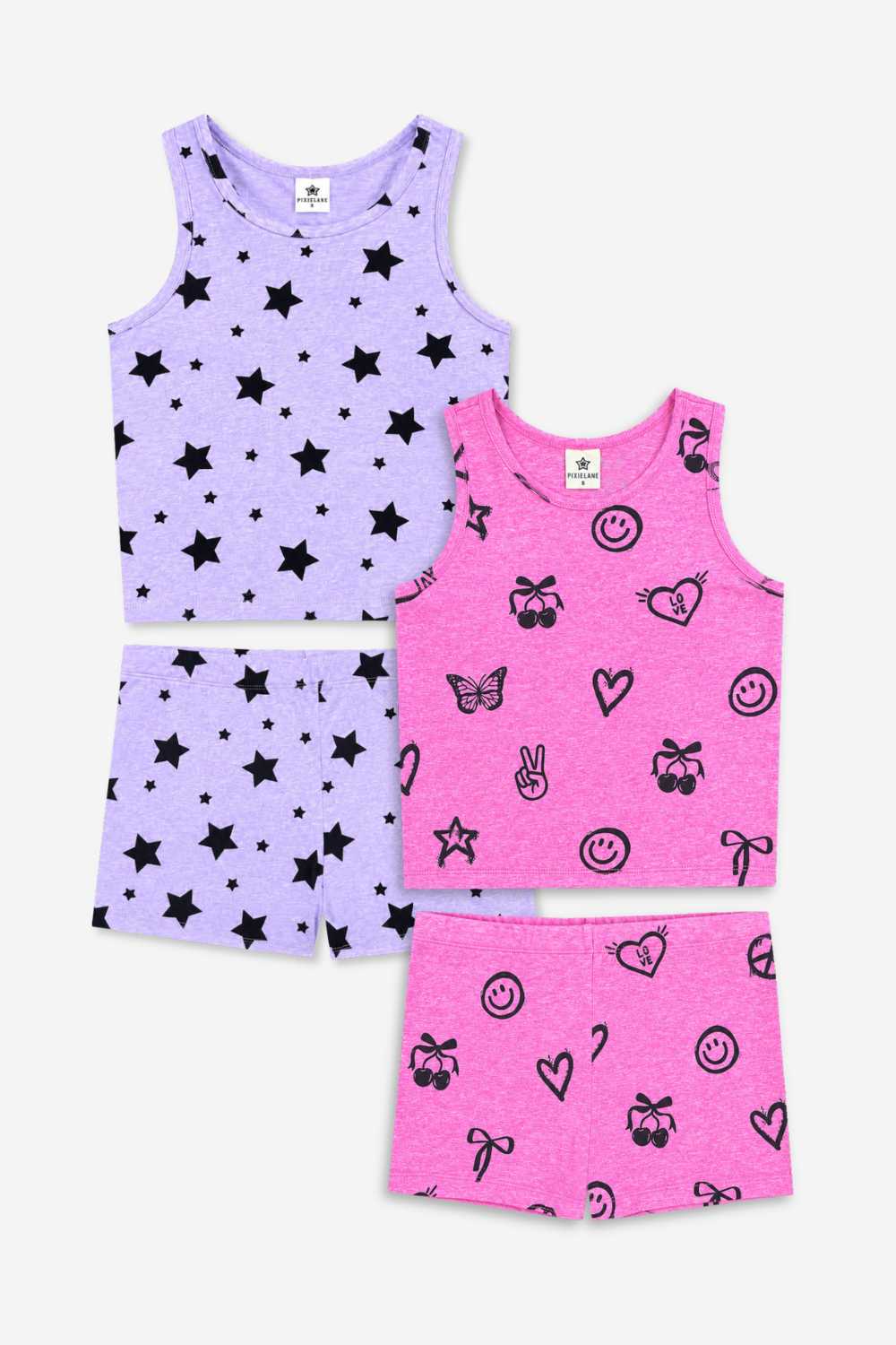 2-Pack Simply Soft Luxe Cropped Racerback Tank & Tumble Short