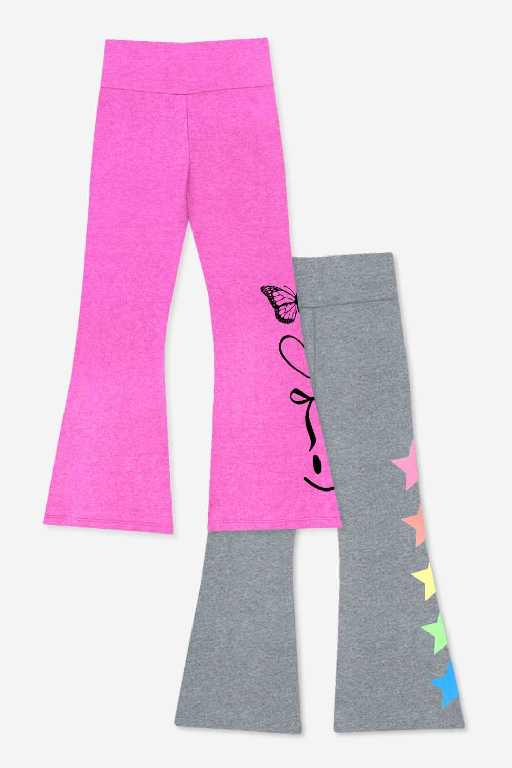 2-Pack Simply Soft Luxe Flare Legging - Black | Navy Blue - NEW!