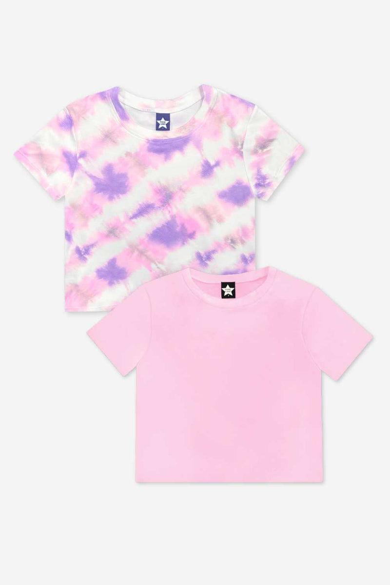 2 Pack Simply Soft Easy Tee - Pink Rose | Blush Mauve