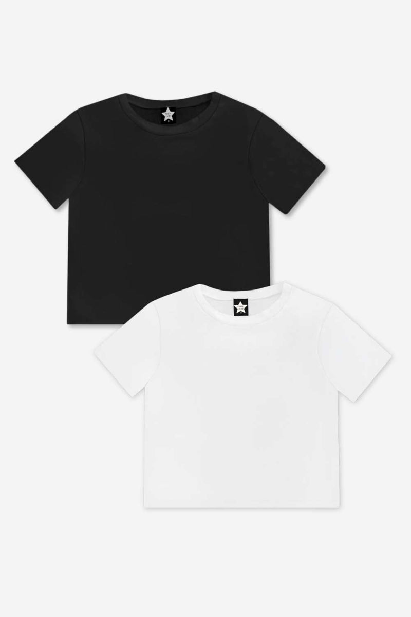 2 Pack Simply Soft Easy Tee - Black | White - NEW!