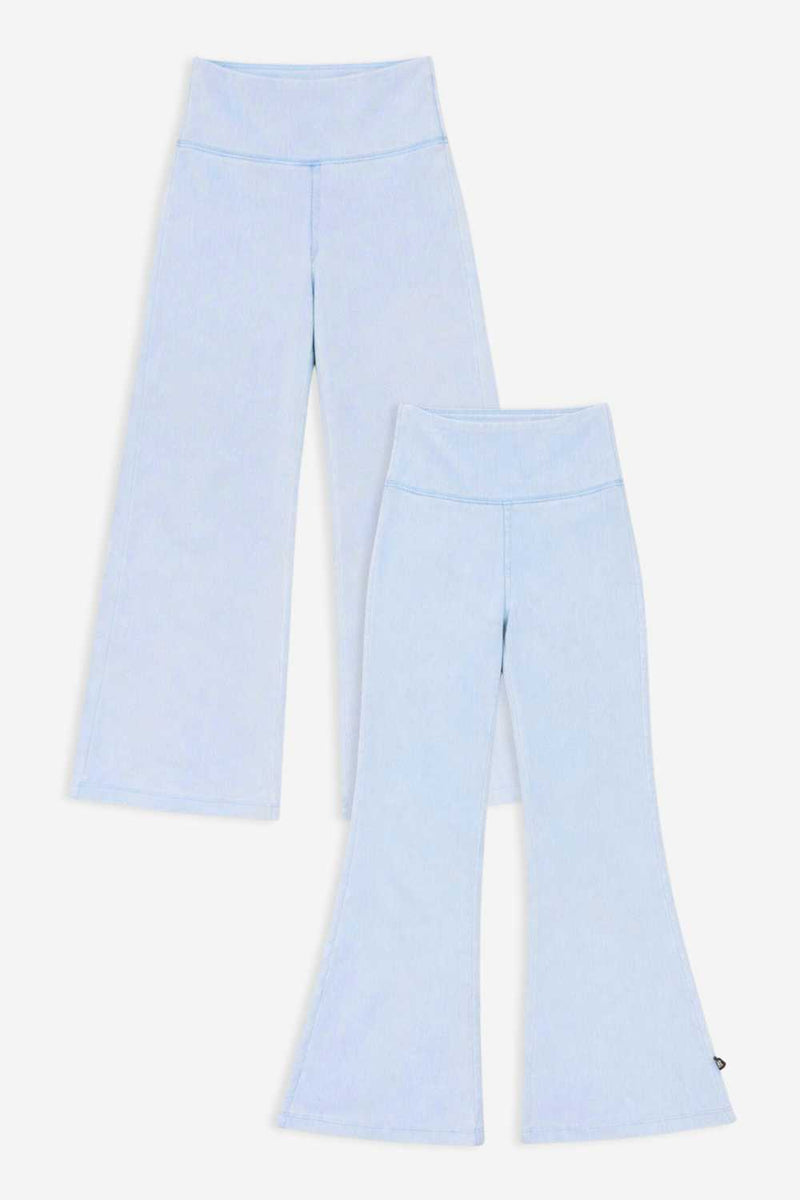 2-Pack Super Stretch Soft Denim Essential Combo - Light Blue Denim | Wide & Flare - NEW!