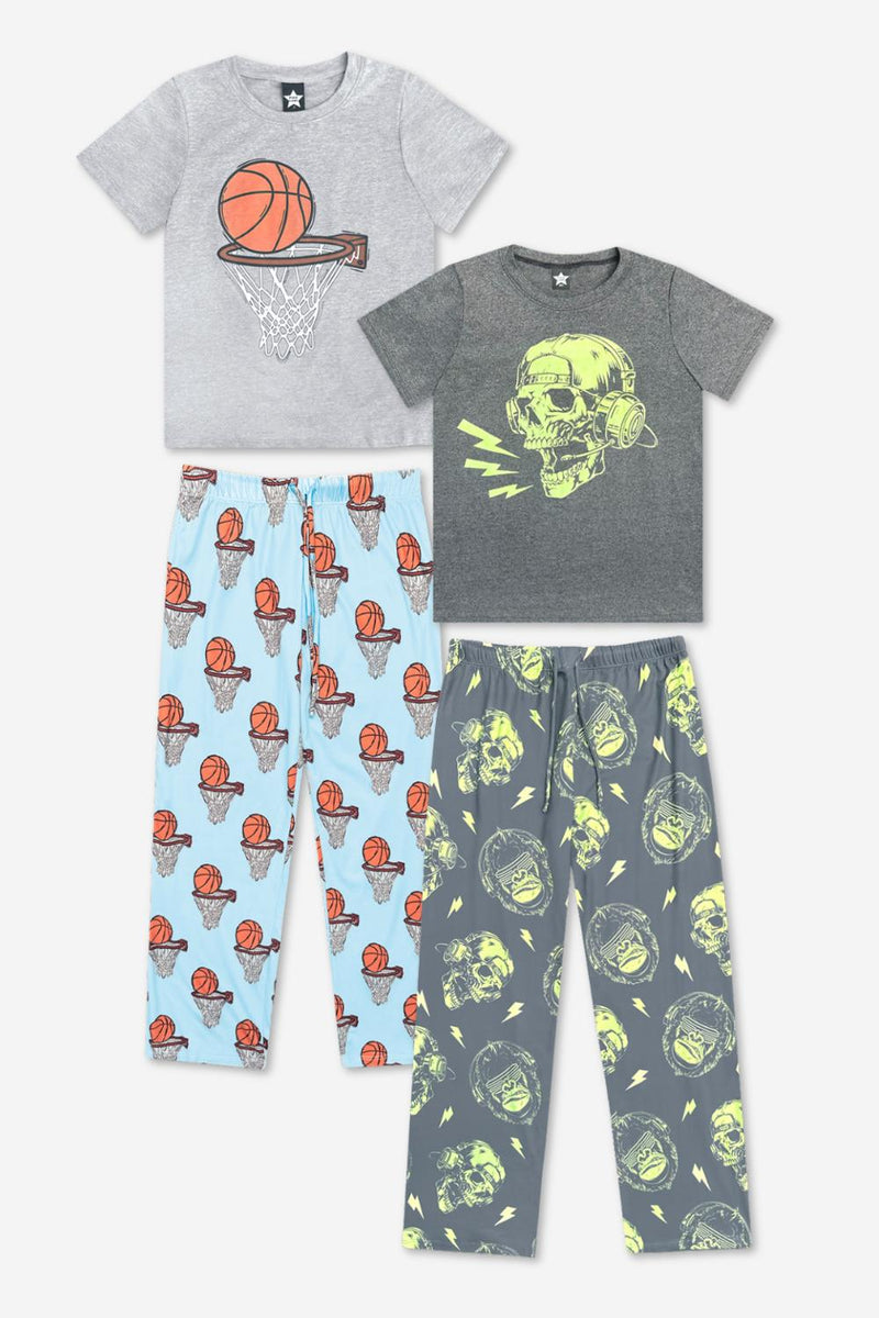 2-Pack Triblend Tee & Simply Soft Lounge Set