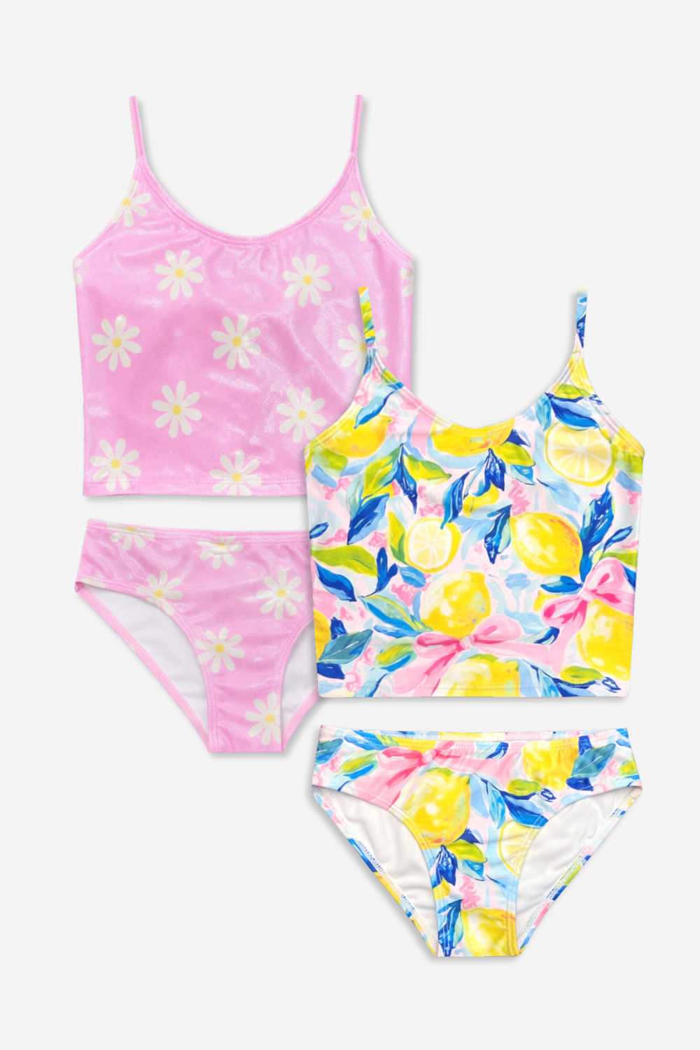 2 Pack Tankini Two Piece Swimsuit