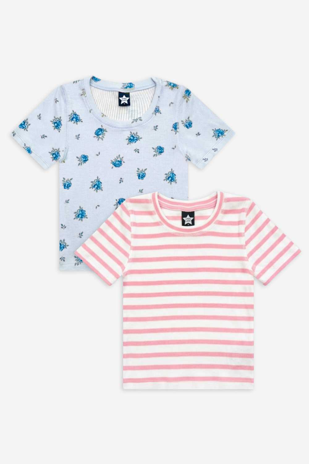 2 Pack Ultra-Soft Ribbed Fitted Tee