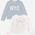 Ivory Floral Bow | Blue Floral NYC - NEW!