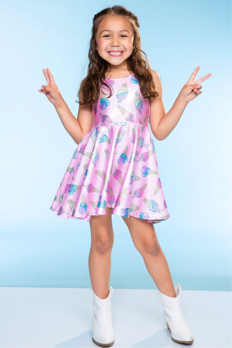 Glitter Tank Super Twirl Dress