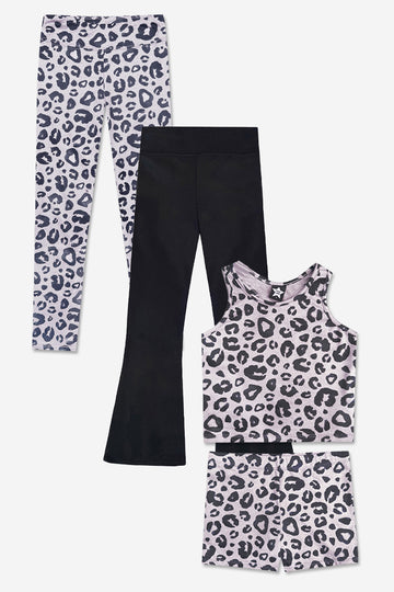 Multipack Dance & Tumble Essentials - Taupe Black Leopard | Black - NEW!