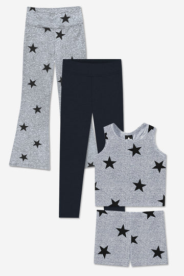 Multipack Dance & Tumble Essentials - Steel Black Stars | Black - NEW!
