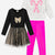 Grey Ivory Pink Candy Cane Sequin | Black Gold Sequin Bow Foil Star | Neon Pink - NEW!
