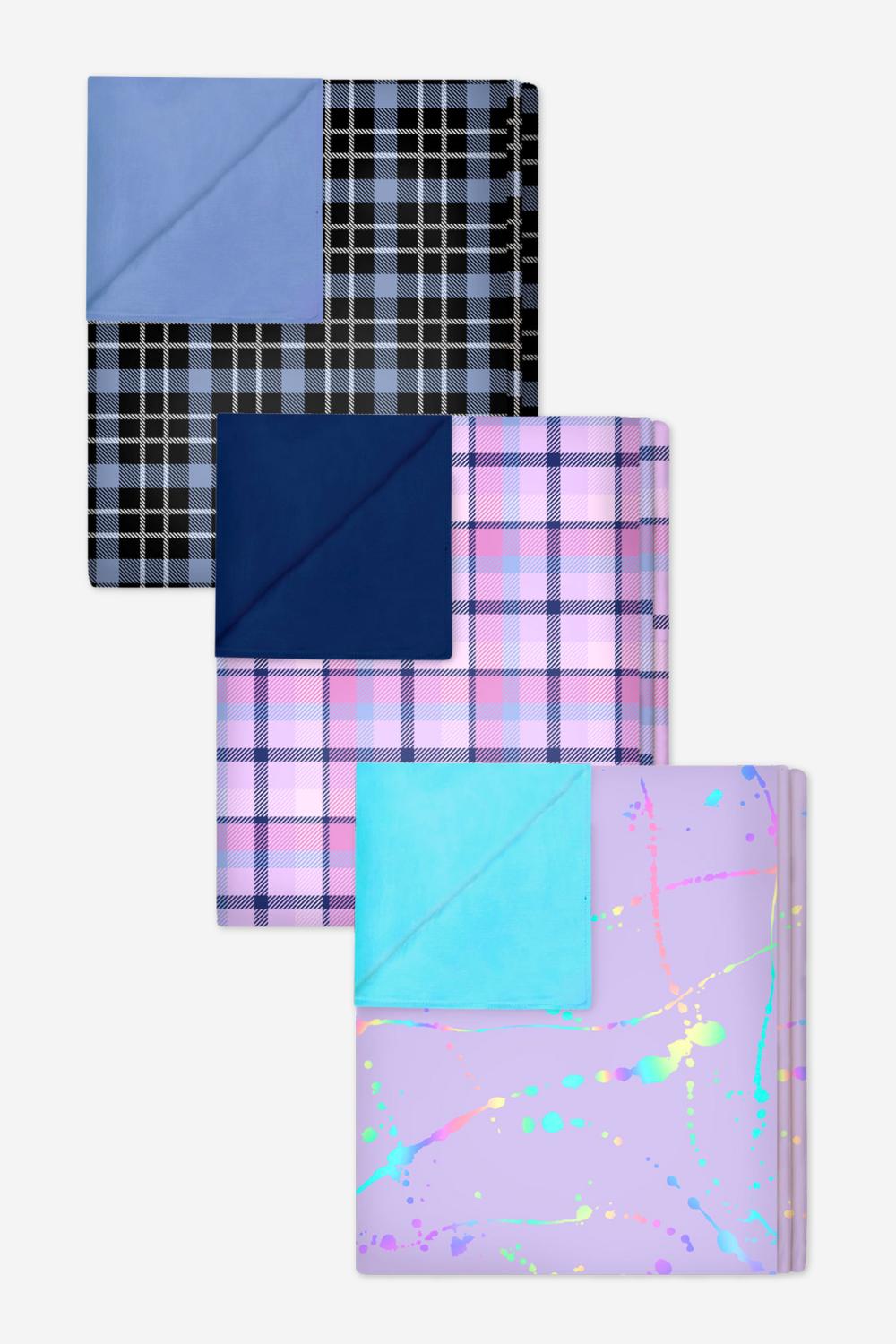 3-Pack Simply Soft Reversible Blanket