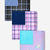 Lilac Pastel Splatter | Black White Blue Plaid | Pink Navy Plaid